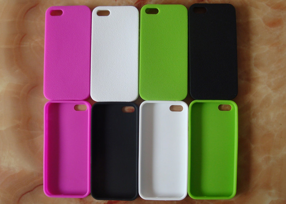 La foto rosada impermeable personalizada de IPhone encajona la cubierta protectora del teléfono del silicón para Iphone 5