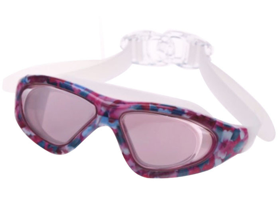 Las gafas ajustables de la natación del silicón del ángulo modificaron el logotipo/el color para requisitos particulares