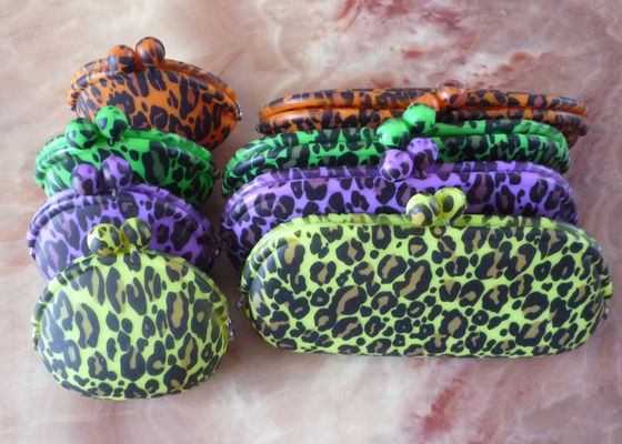 Bolsa del monedero del silicón del estilo de México con el monedero colorido grabado en relieve