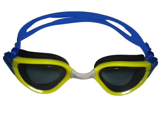 Protección Anti-ultravioleta de las gafas de la natación de los niños azules negros amarillos